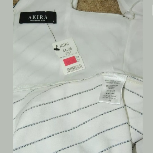 Akira asymmetrical hi-low formal top sleeveless - Picture 6 of 6